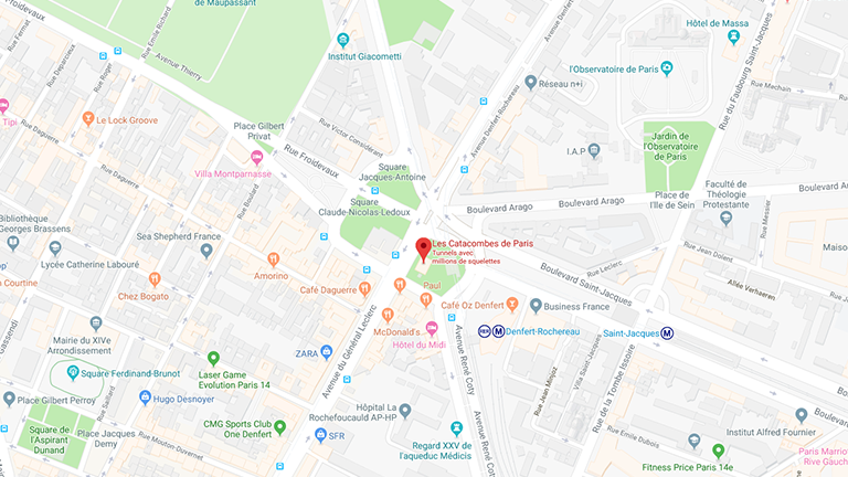 Catacombes Map
